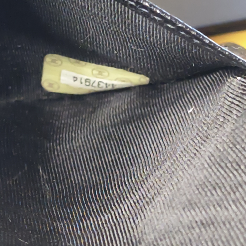 Chanel Vintage Medium Caviar CC Agenda Planner Black Gold Rings Made in France - Picture 5 of 8